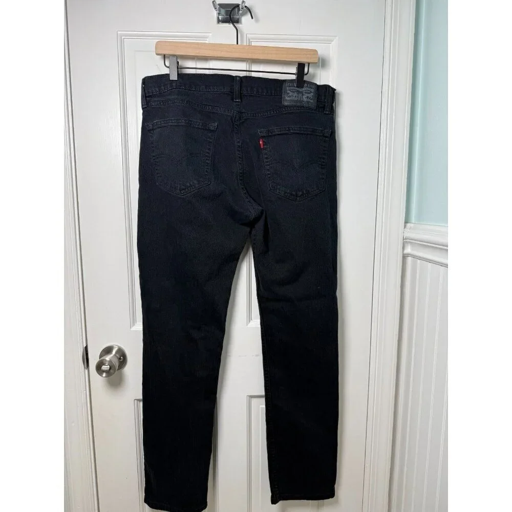 Levi's Men's Black Straight Leg Demin Jeans W36 X 32L